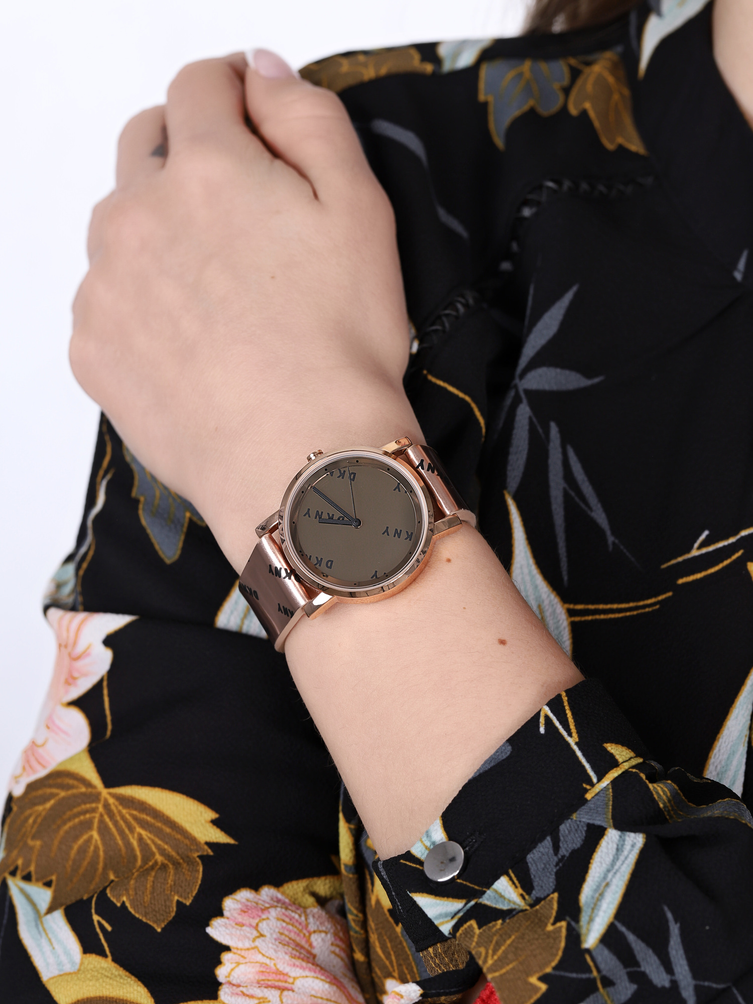 DKNY NY2804 Pasek zegarek damski klasyczny mineralne - miniatura 3