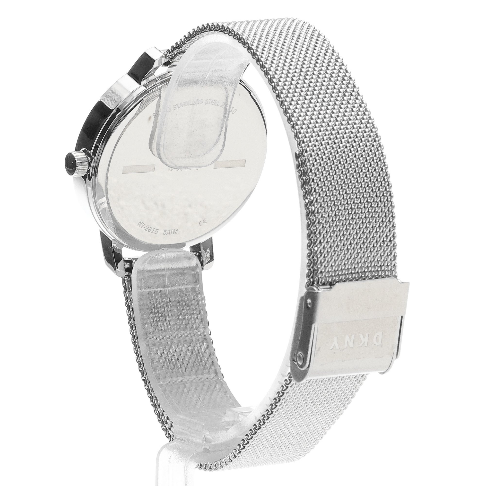 DKNY NY2815 Bransoleta klasyczny zegarek srebrny - miniatura 4