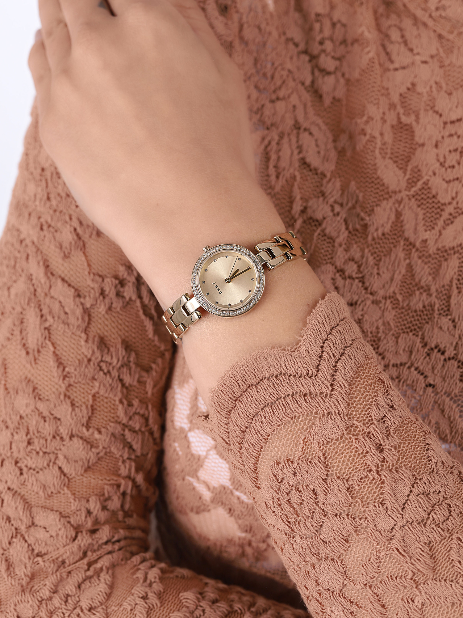 DKNY NY2825 Bransoleta zegarek damski klasyczny mineralne - miniatura 3