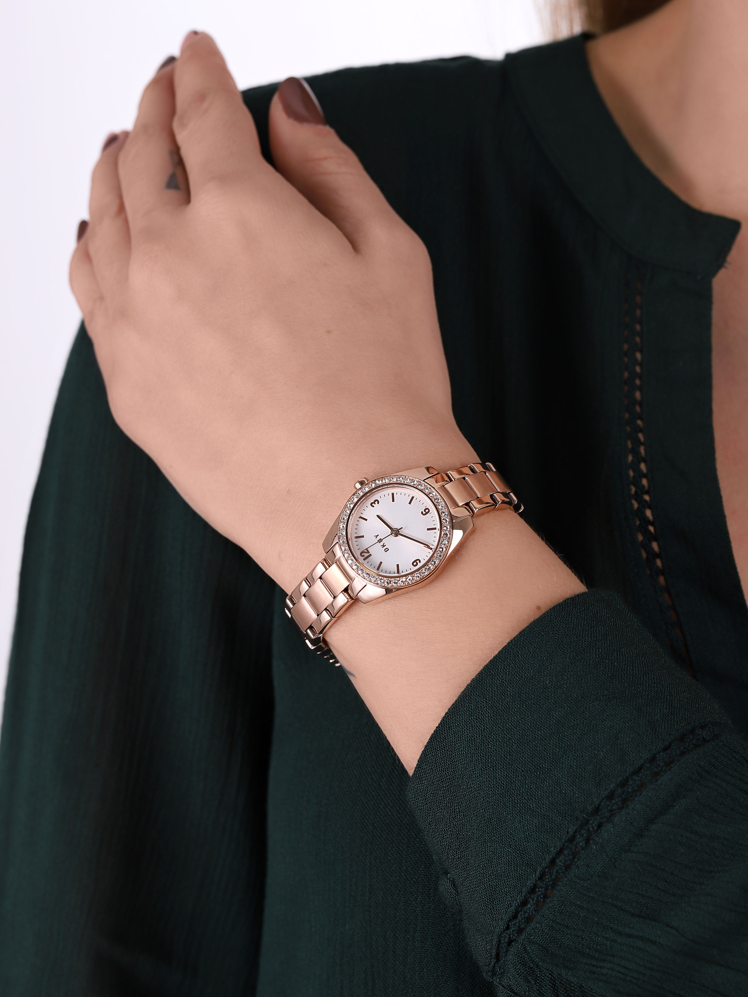 DKNY NY2921 zegarek różowe złoto klasyczny Bransoleta bransoleta - miniatura 3