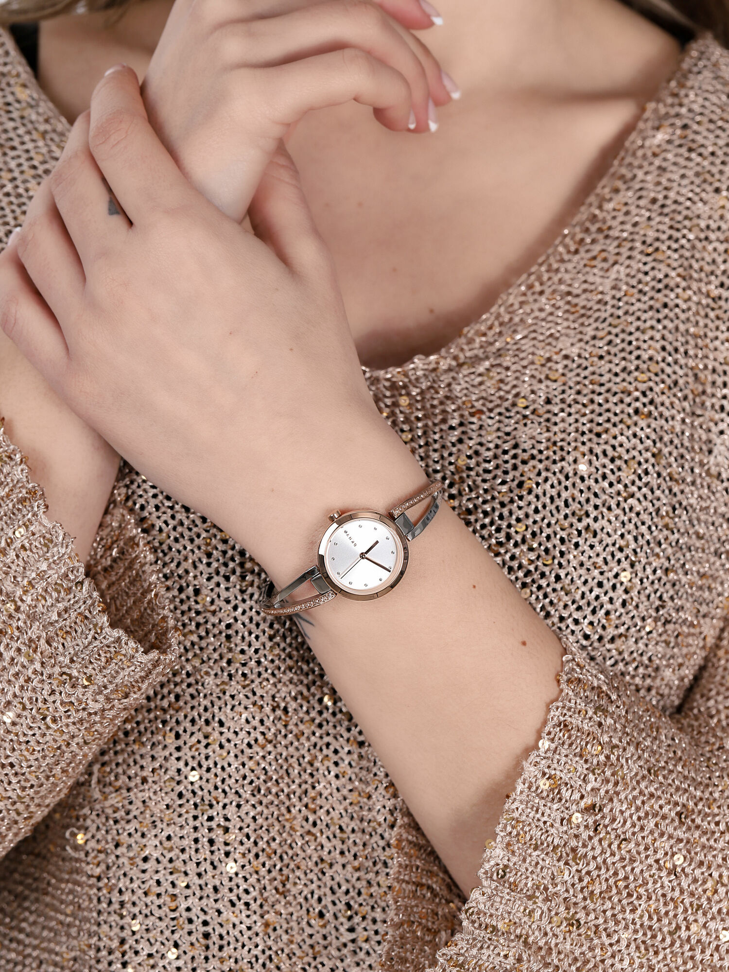 DKNY NY2925 zegarek różowe złoto klasyczny Bransoleta bransoleta - miniatura 3