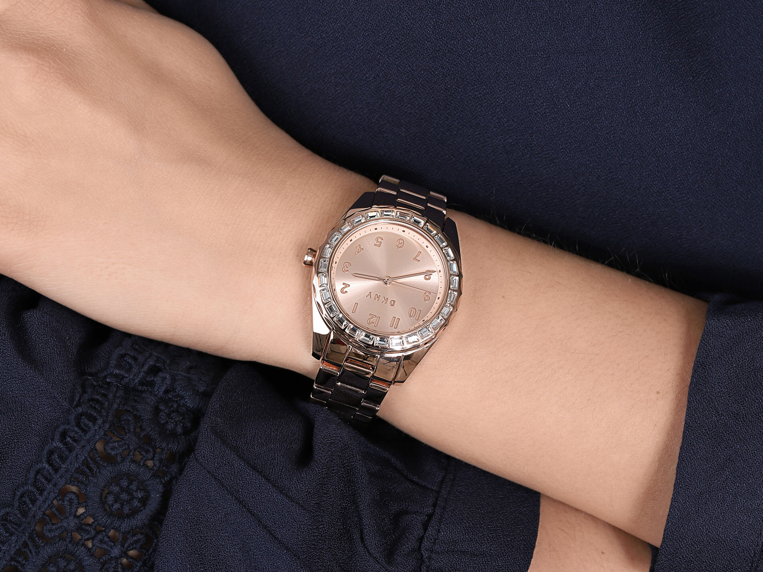 DKNY NY2930 zegarek różowe złoto klasyczny Bransoleta bransoleta - miniatura 4
