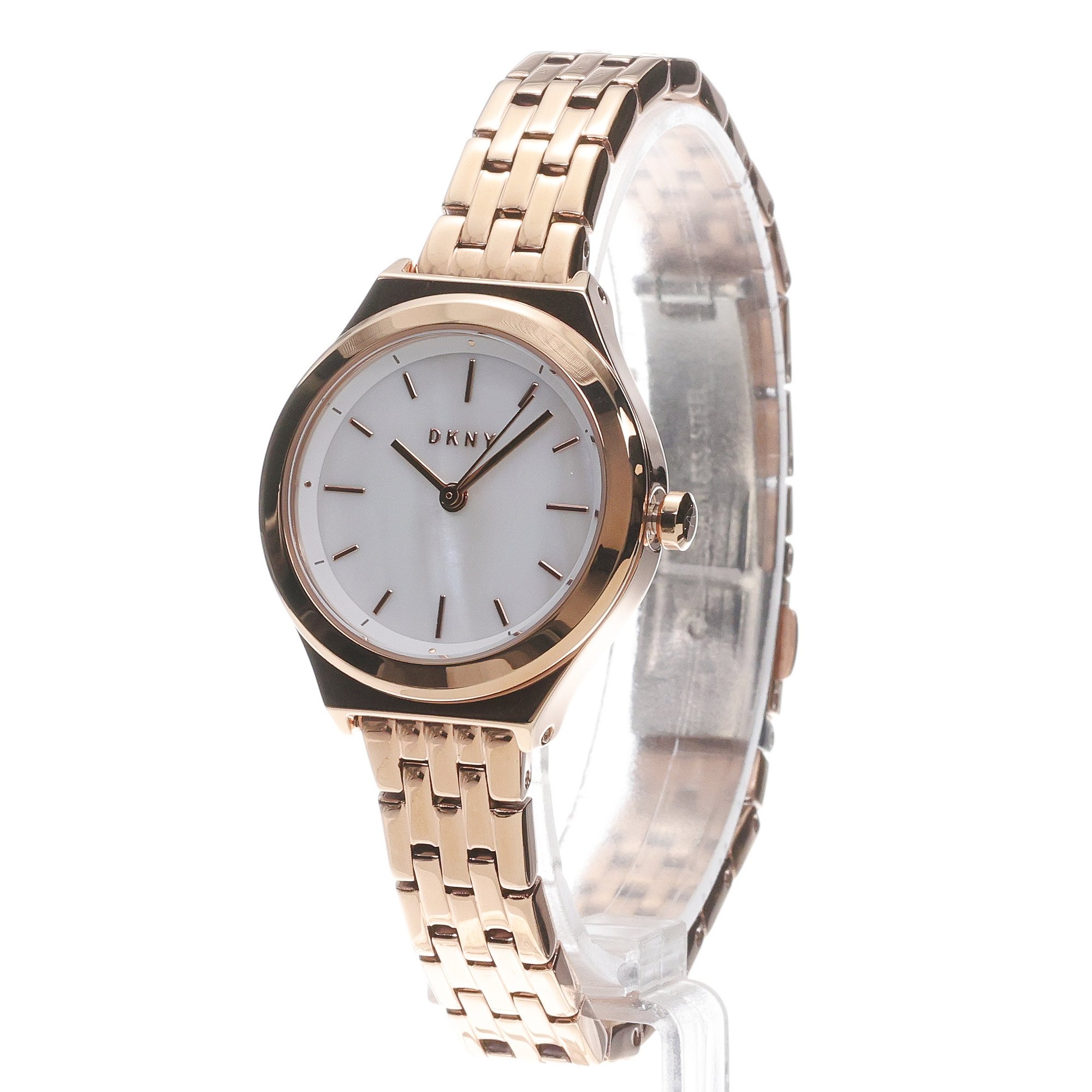 DKNY NY2977 zegarek różowe złoto klasyczny Bransoleta bransoleta - miniatura 2