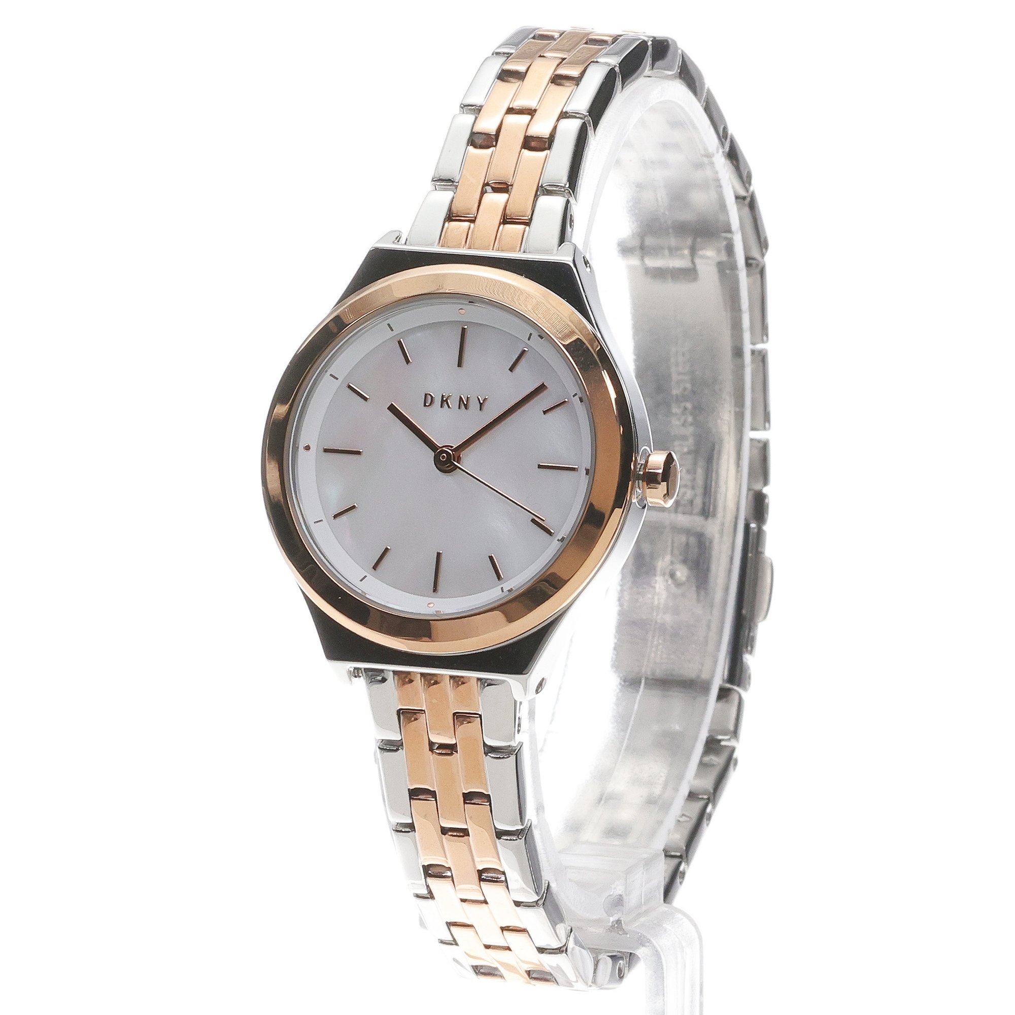 DKNY NY2978 zegarek srebrny klasyczny Bransoleta bransoleta - miniatura 2