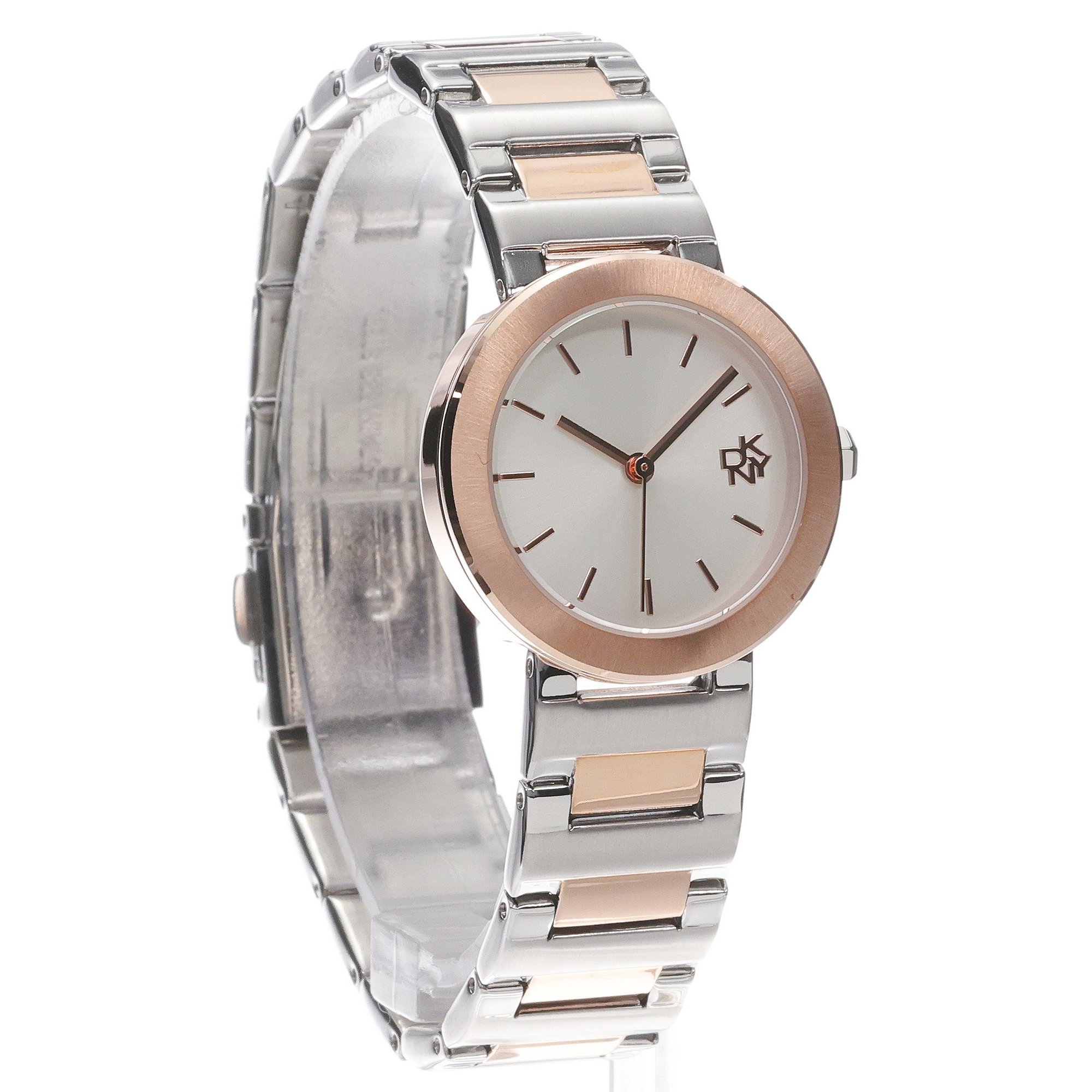 DKNY NY6609 zegarek różowe złoto klasyczny Bransoleta bransoleta