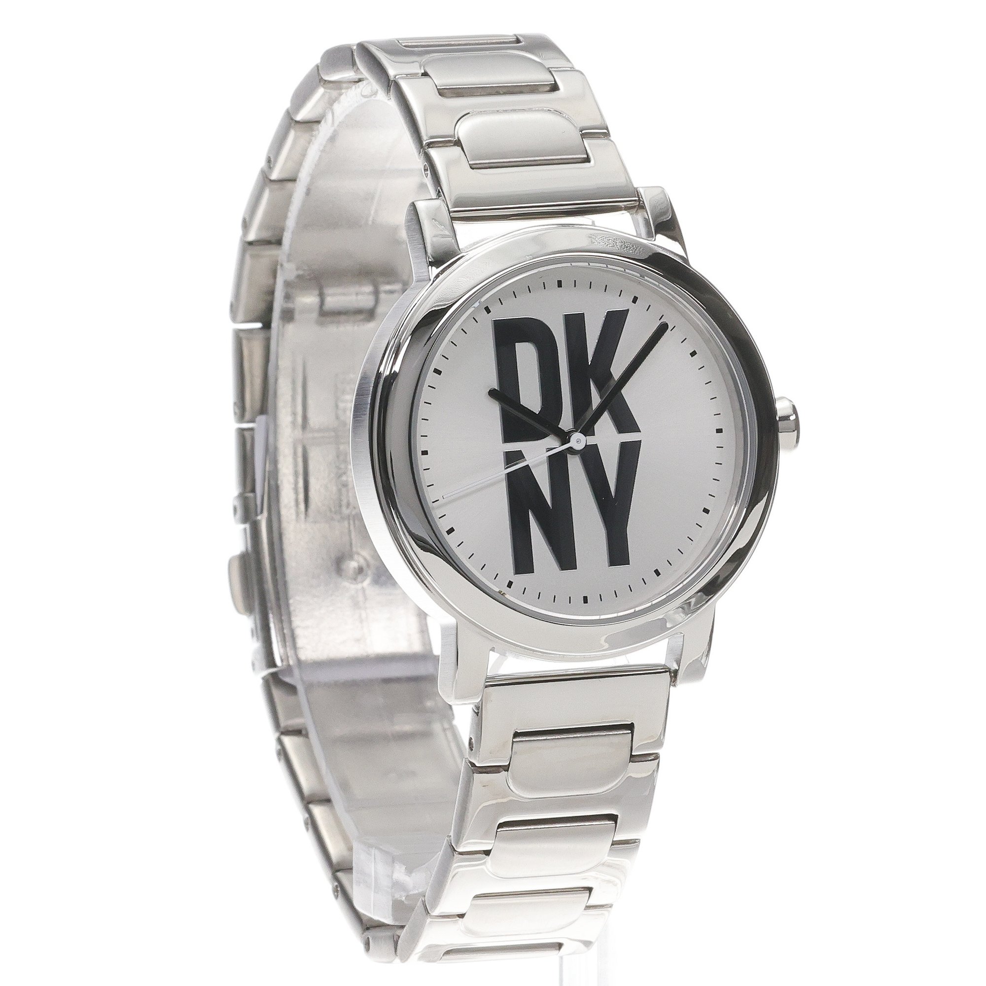 DKNY NY6620 zegarek srebrny klasyczny Bransoleta bransoleta - miniatura 3