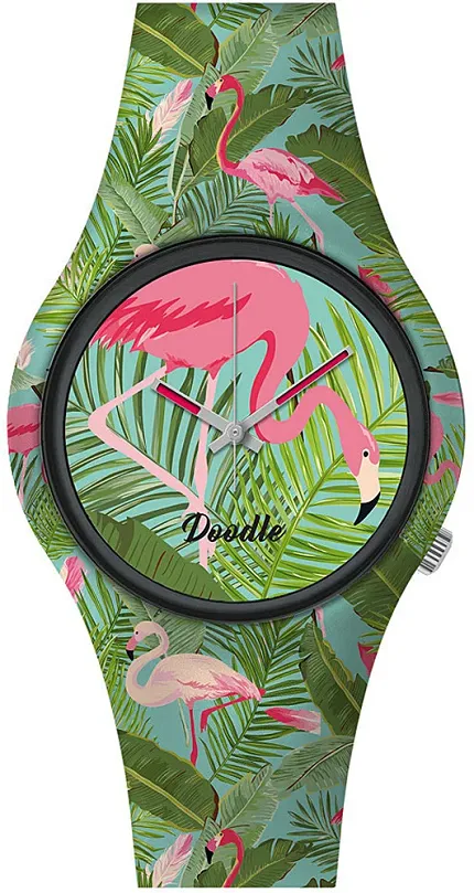 Doodle DO39007 Doodle The Original FLAMINGO DOODLE WATCH - zdjęcie 1