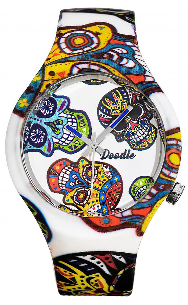 Doodle WHITE SKULL DOODLE WATCH DOCA002