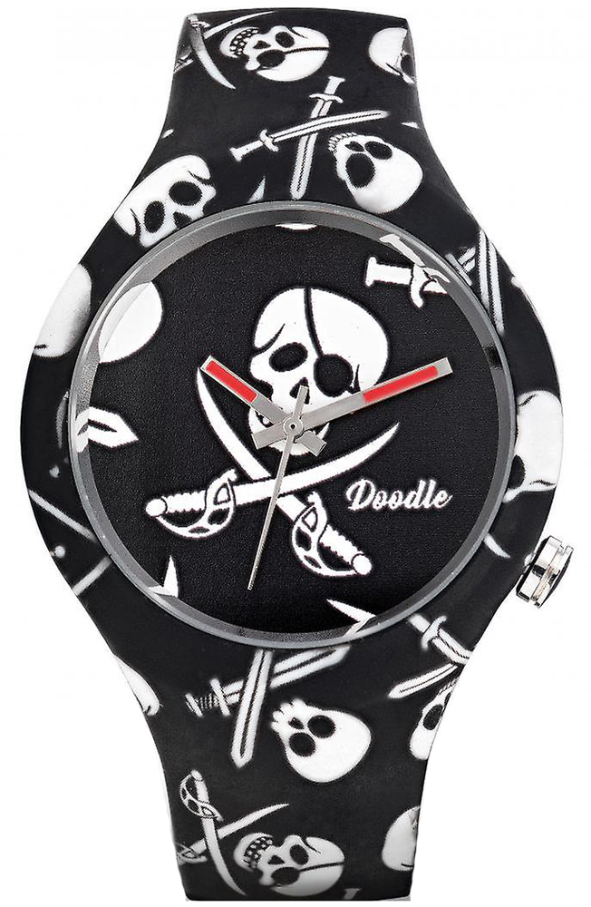 Doodle BLACK PIRATES SKULLS DOODLE WATCH DOSK002