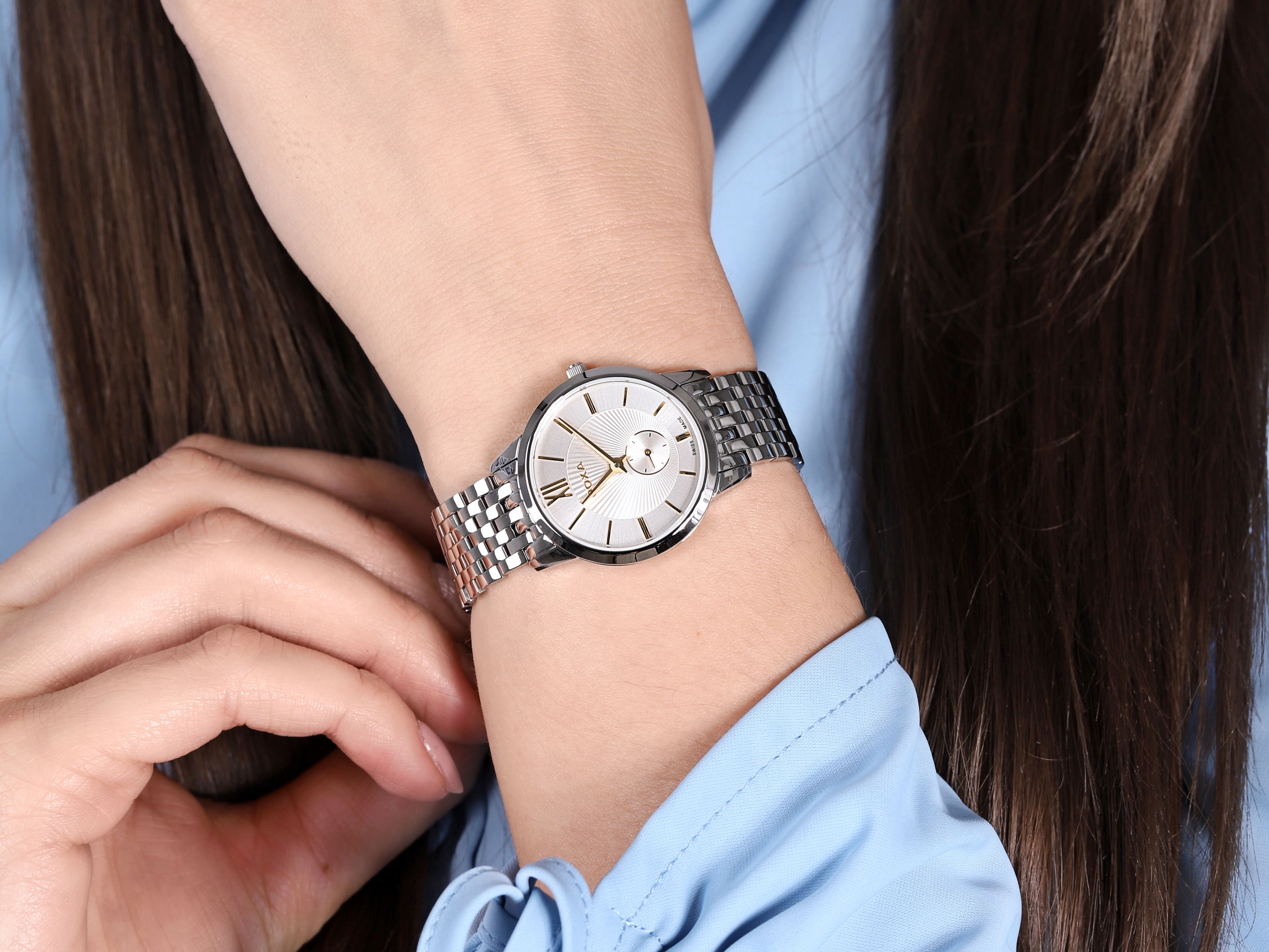 Doxa 105.15.022Y.10 zegarek damski Slim Line - miniatura 4