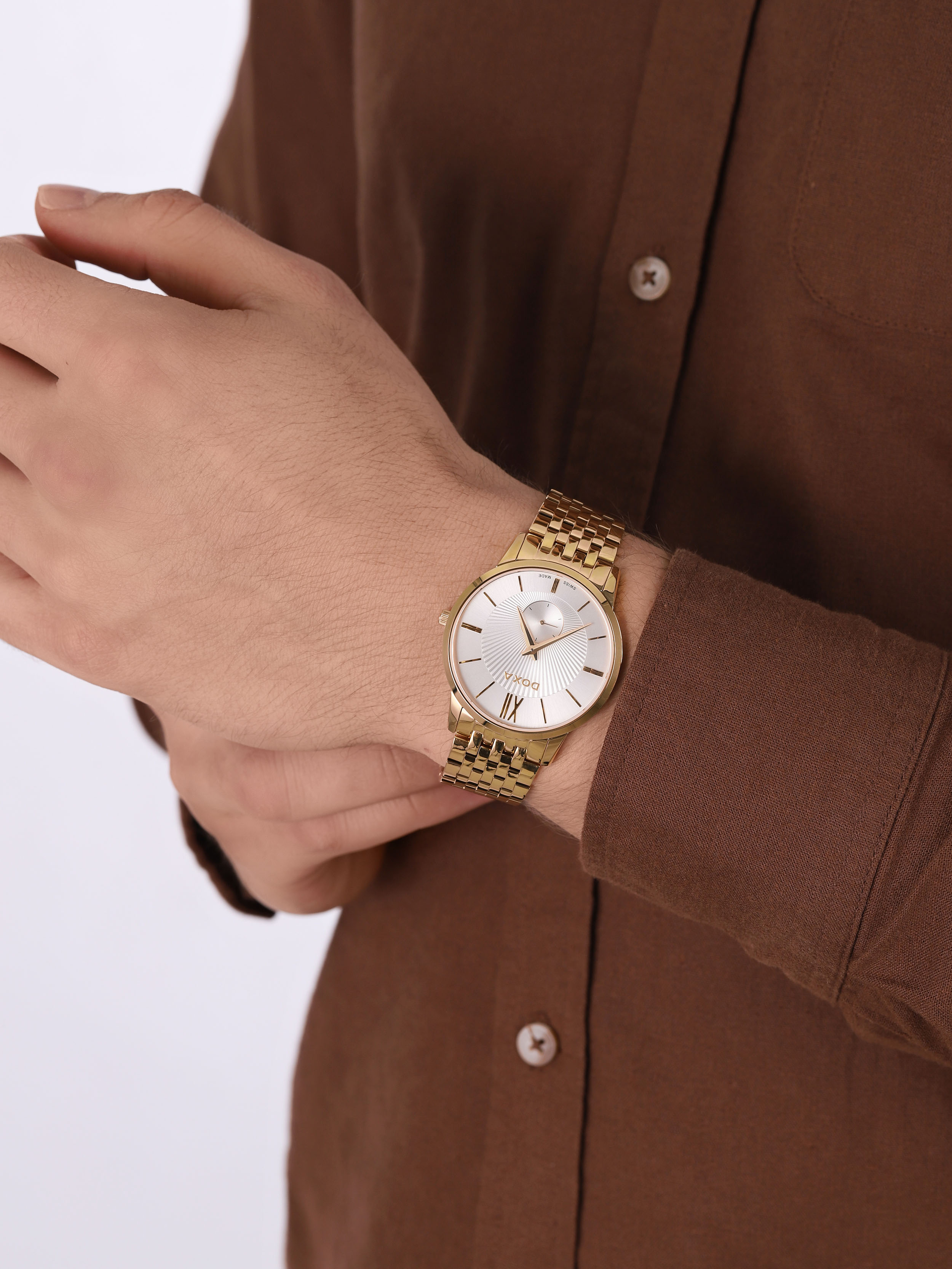 Doxa 105.30.022.30 zegarek klasyczny Slim Line - miniatura 3