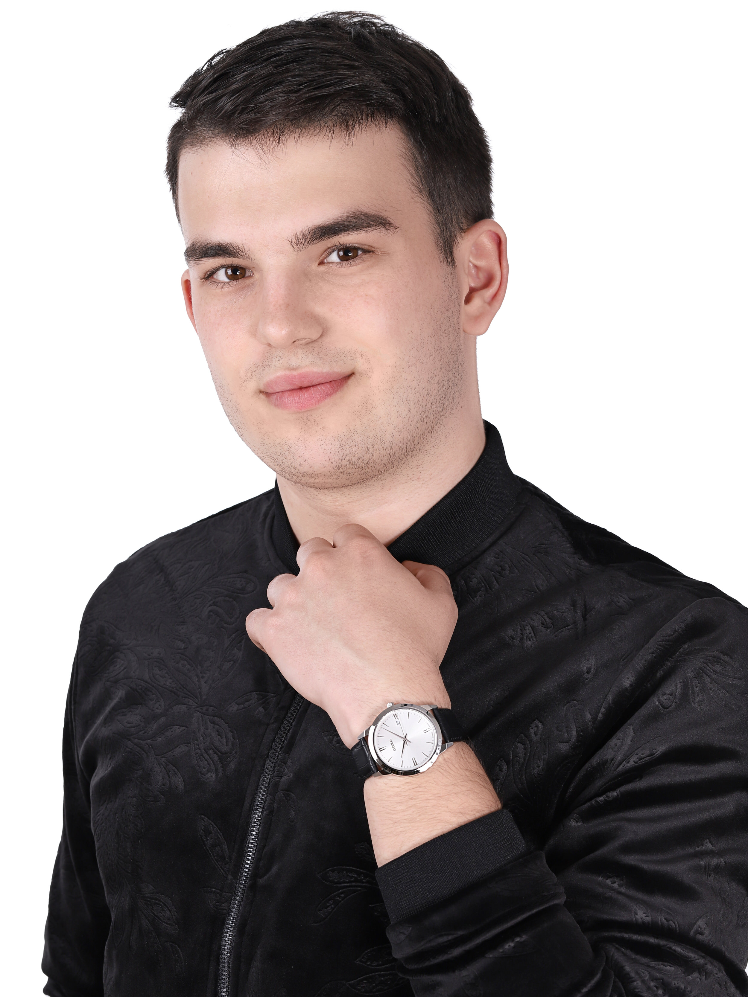 Doxa 106.10.021.01 Slim Line zegarek męski klasyczny szafirowe - miniatura 2