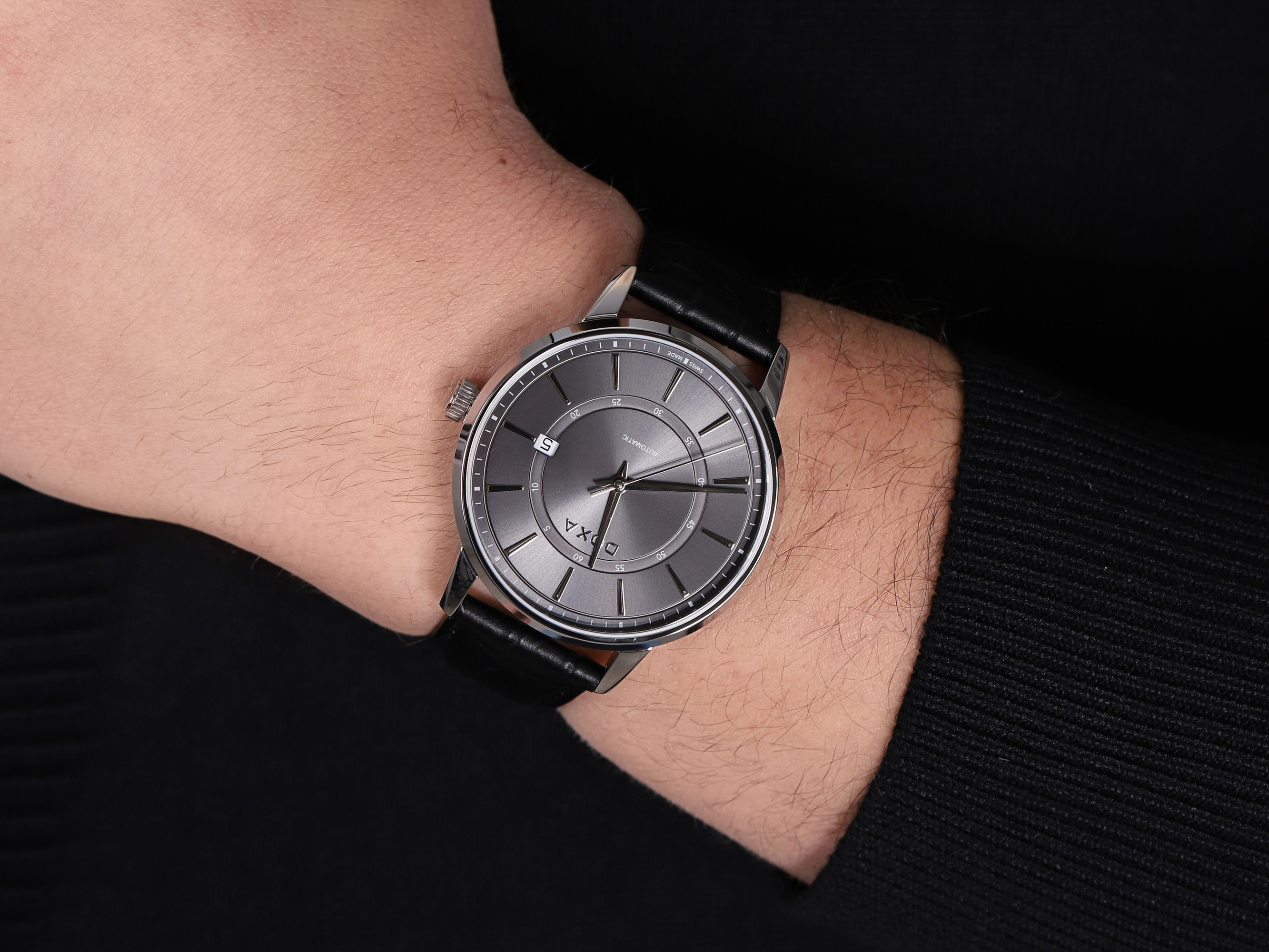 Doxa 107.10.121.01 zegarek męski Slim Line - miniatura 4