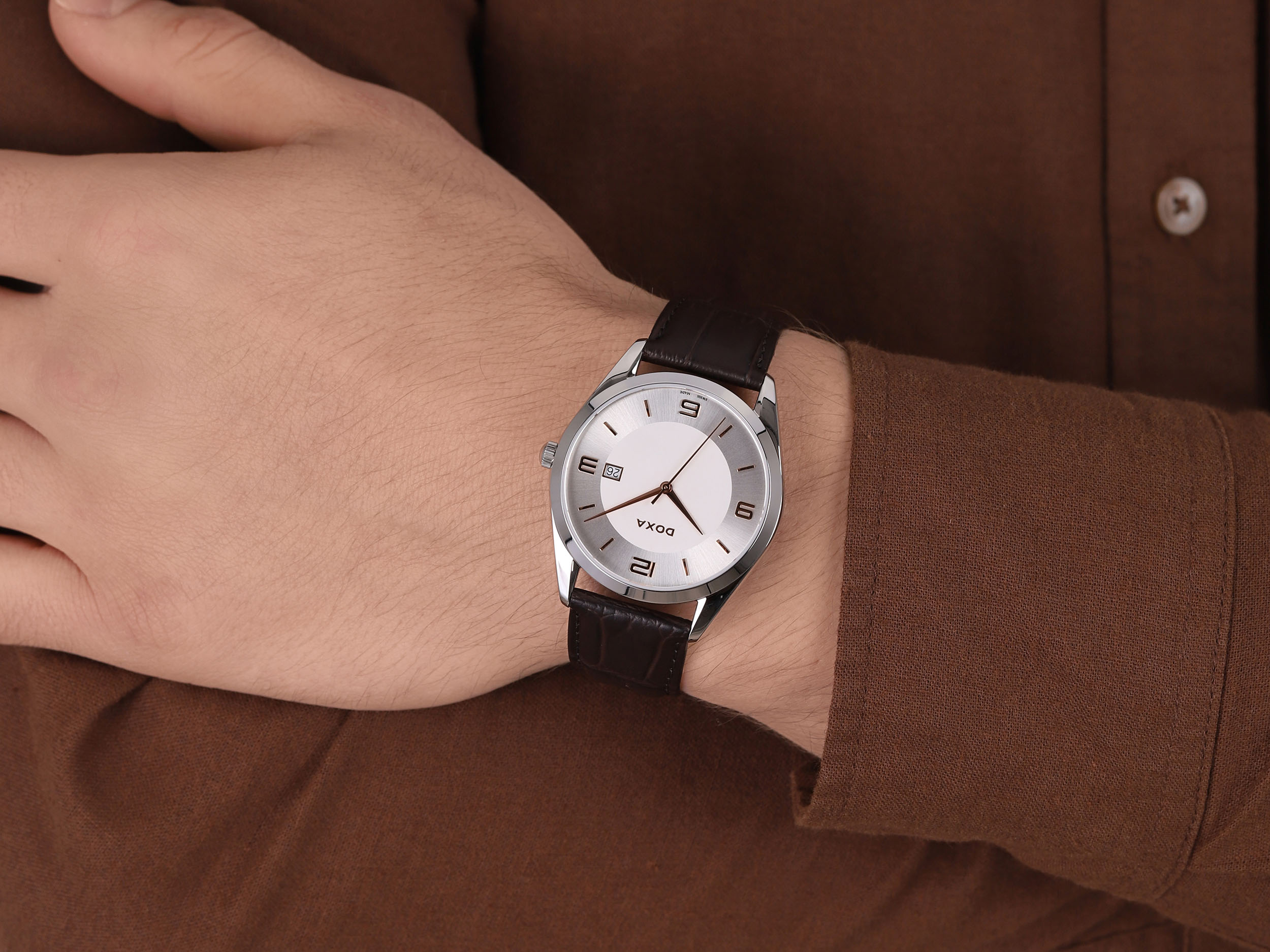 Doxa 121.10.023R.02 męski zegarek Neo pasek - miniatura 4