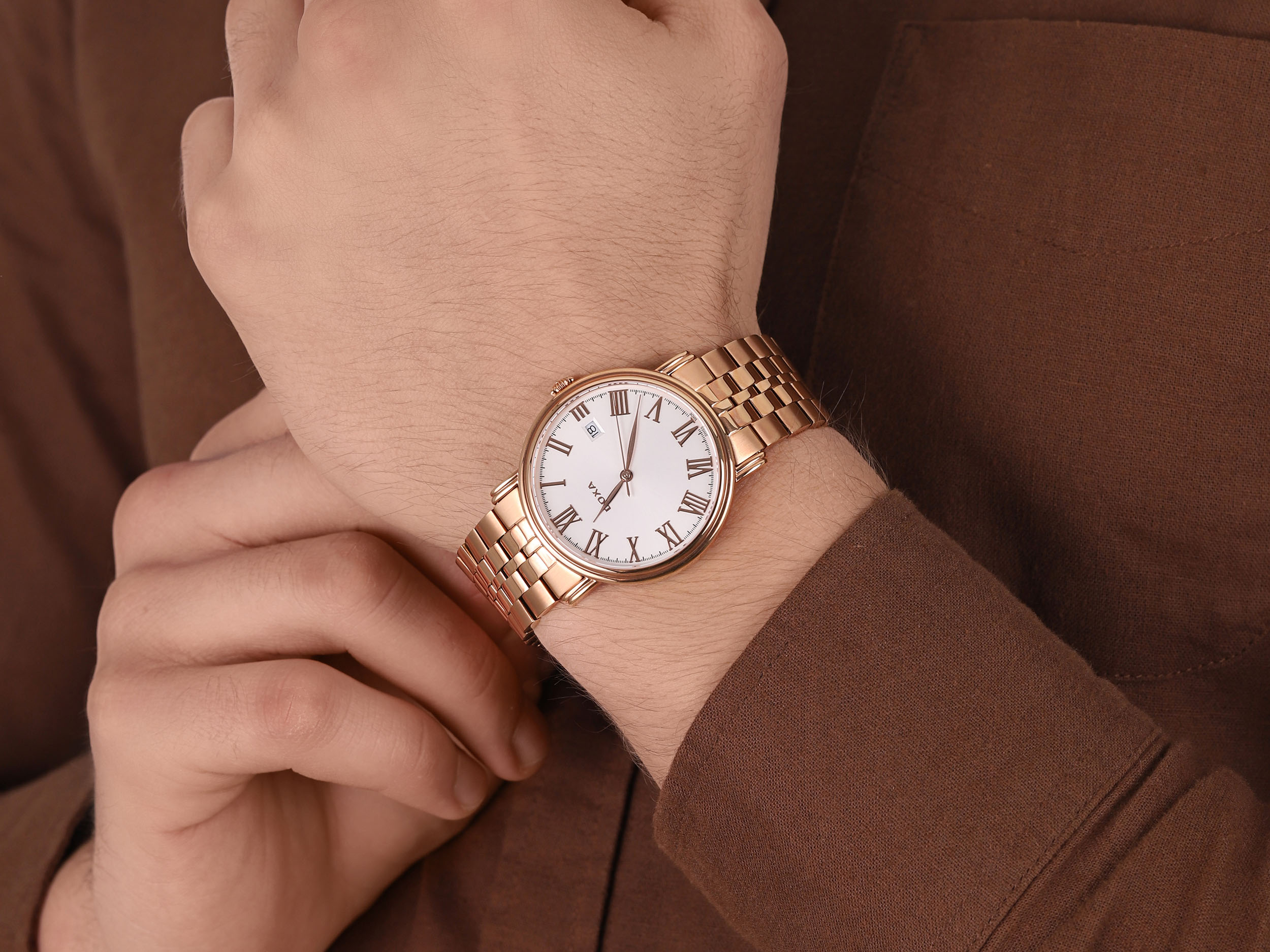 Doxa 222.90.022.17 męski zegarek Royal bransoleta - miniatura 4