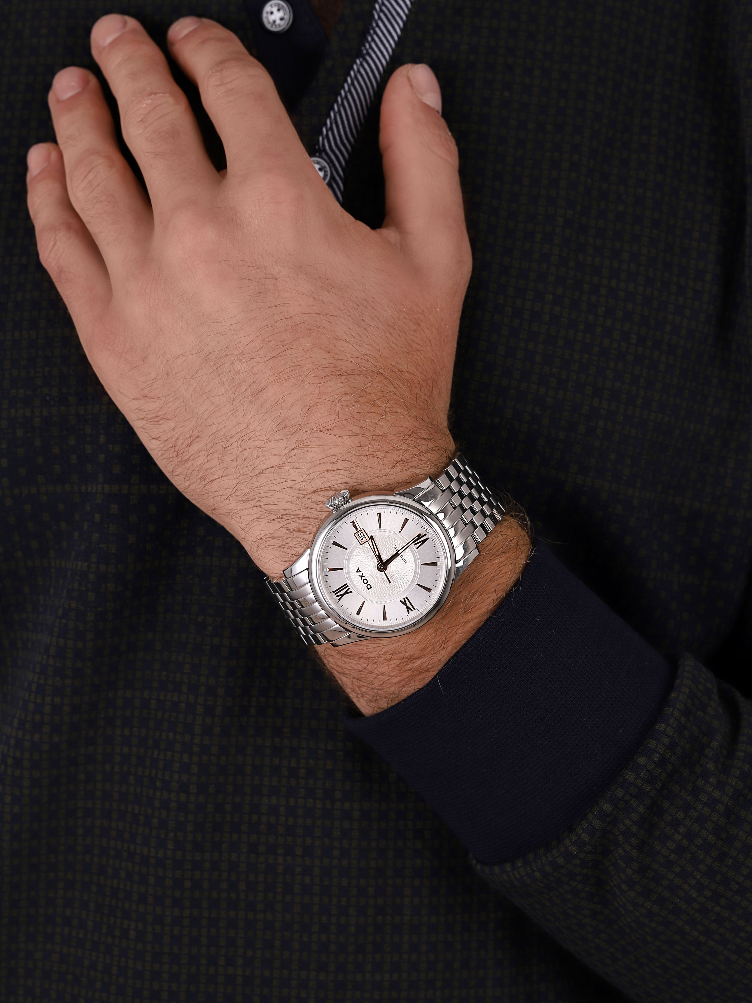 Doxa 624.10.022R210 męski zegarek Vintage bransoleta - miniatura 6