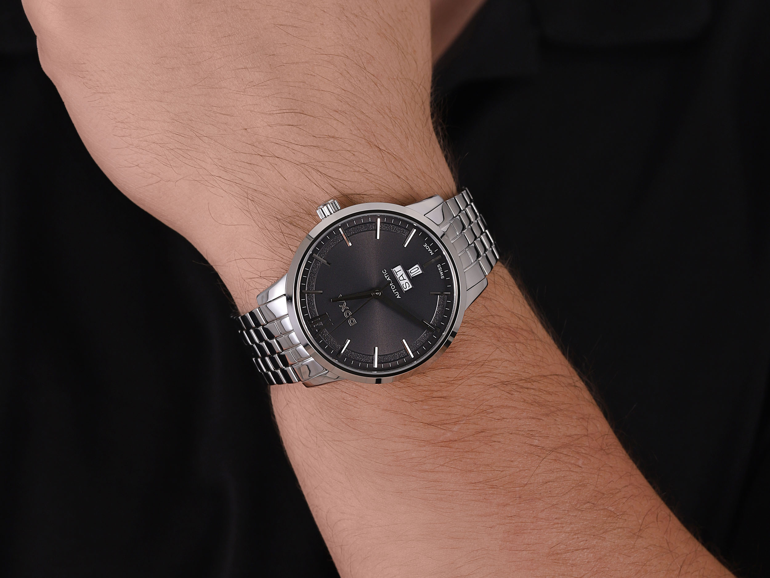 Doxa D206SGY męski zegarek Executive bransoleta - miniatura 4