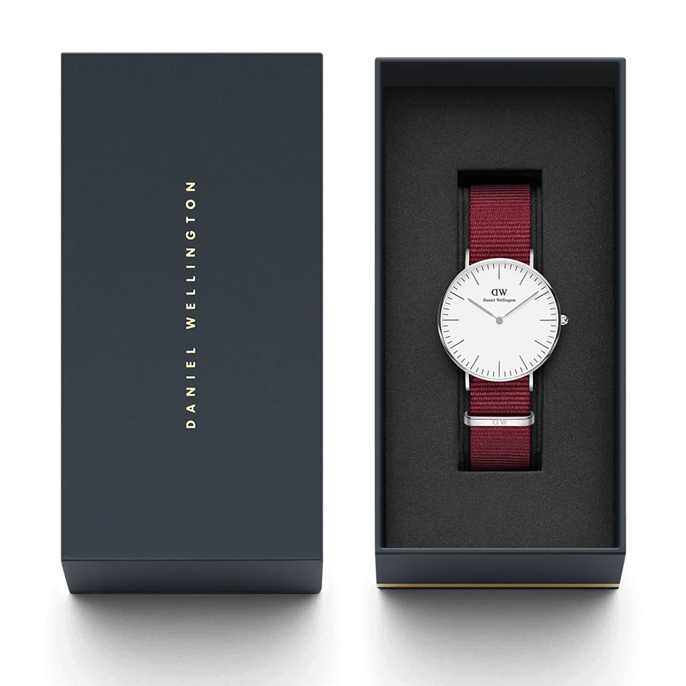 DW00100272 zegarek różowe złoto klasyczny Classic pasek - miniatura 5