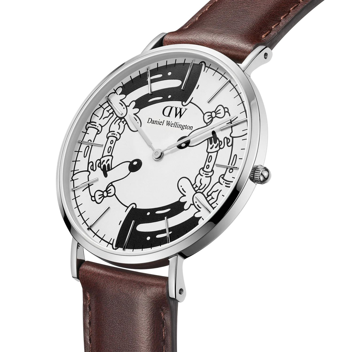 DW00501782 zegarek srebrny fashion-modowy Classic pasek - miniatura 2