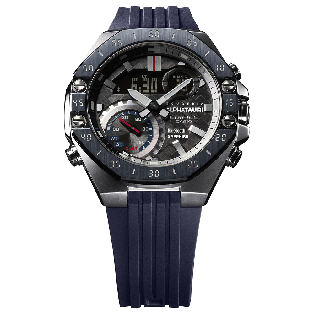 Edifice ECB-10AT-1AER EDIFICE Premium zegarek męski sportowy mineralne