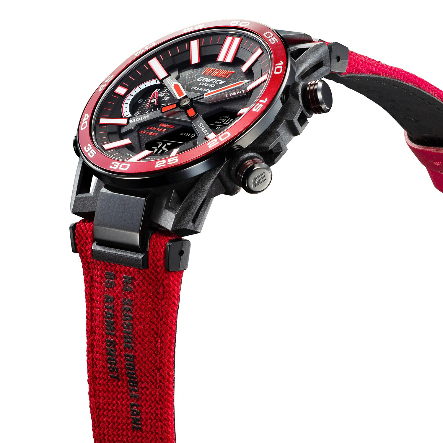 EDIFICE ECB-2000MFG-1AEF zegarek czarny sportowy EDIFICE Premium pasek - miniatura 5