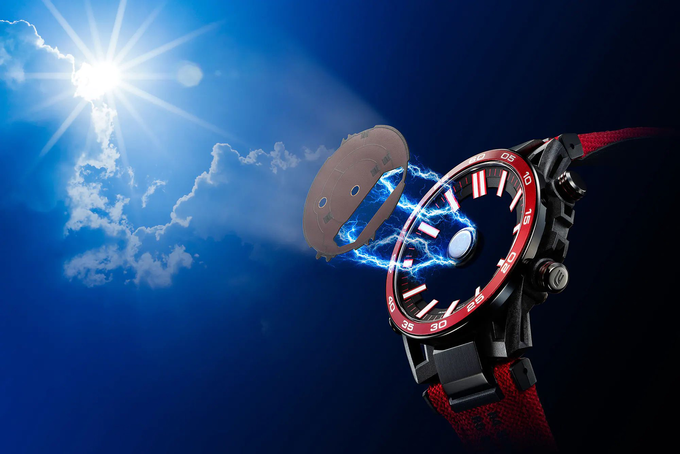 EDIFICE ECB-2000MFG-1AEF zegarek męski sportowy EDIFICE Premium pasek - miniatura 10