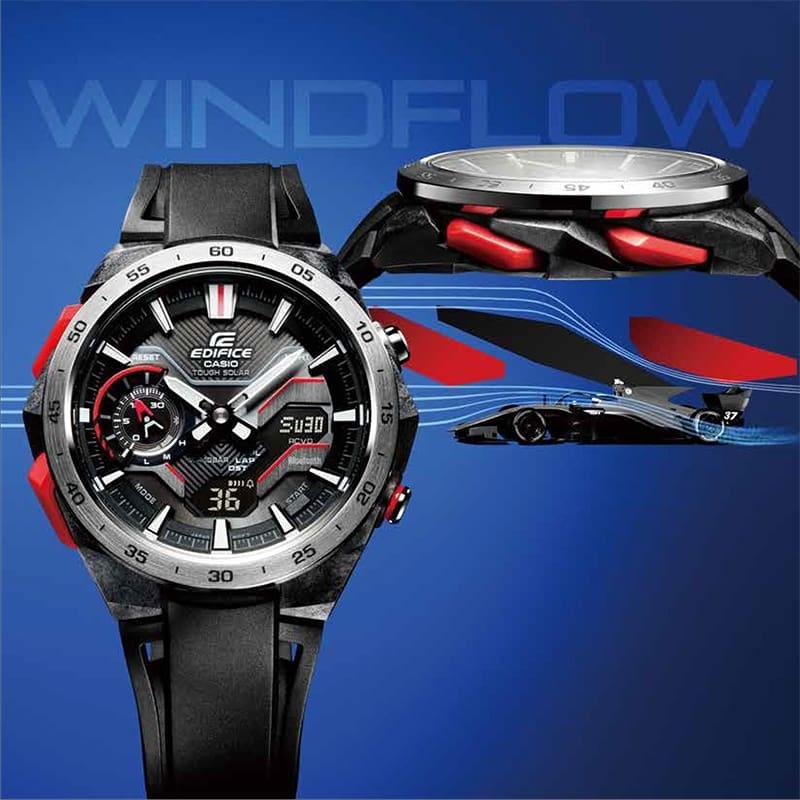 EDIFICE ECB-2200P-1AEF zegarek męski EDIFICE Premium czarny - miniatura 12