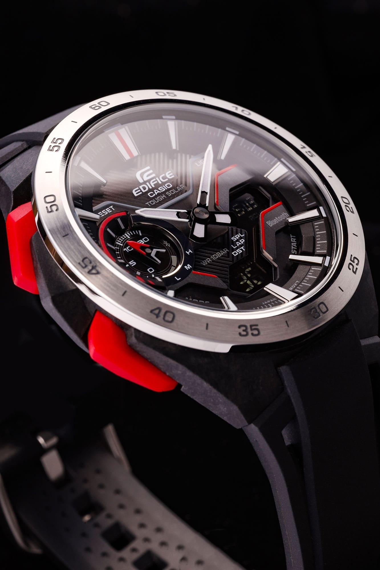 EDIFICE ECB-2200P-1AEF zegarek męski sportowy EDIFICE Premium pasek - miniatura 10