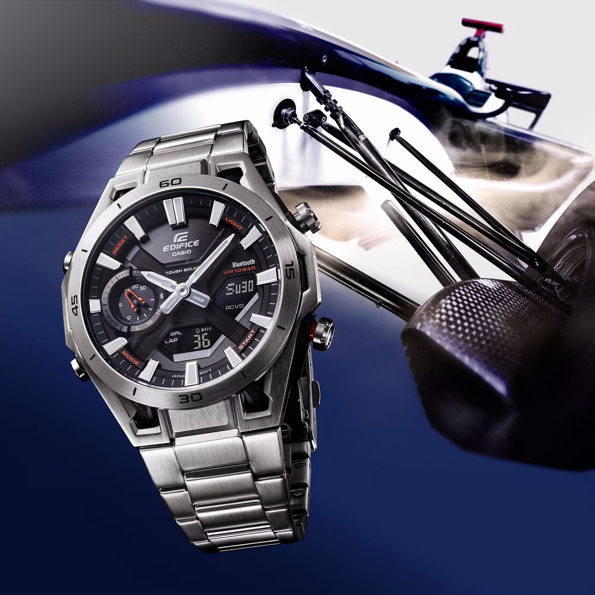 EDIFICE ECB-2300DC-1AEF EDIFICE Premium EDIFICE SOSPENSIONE zegarek męski sportowy mineralne