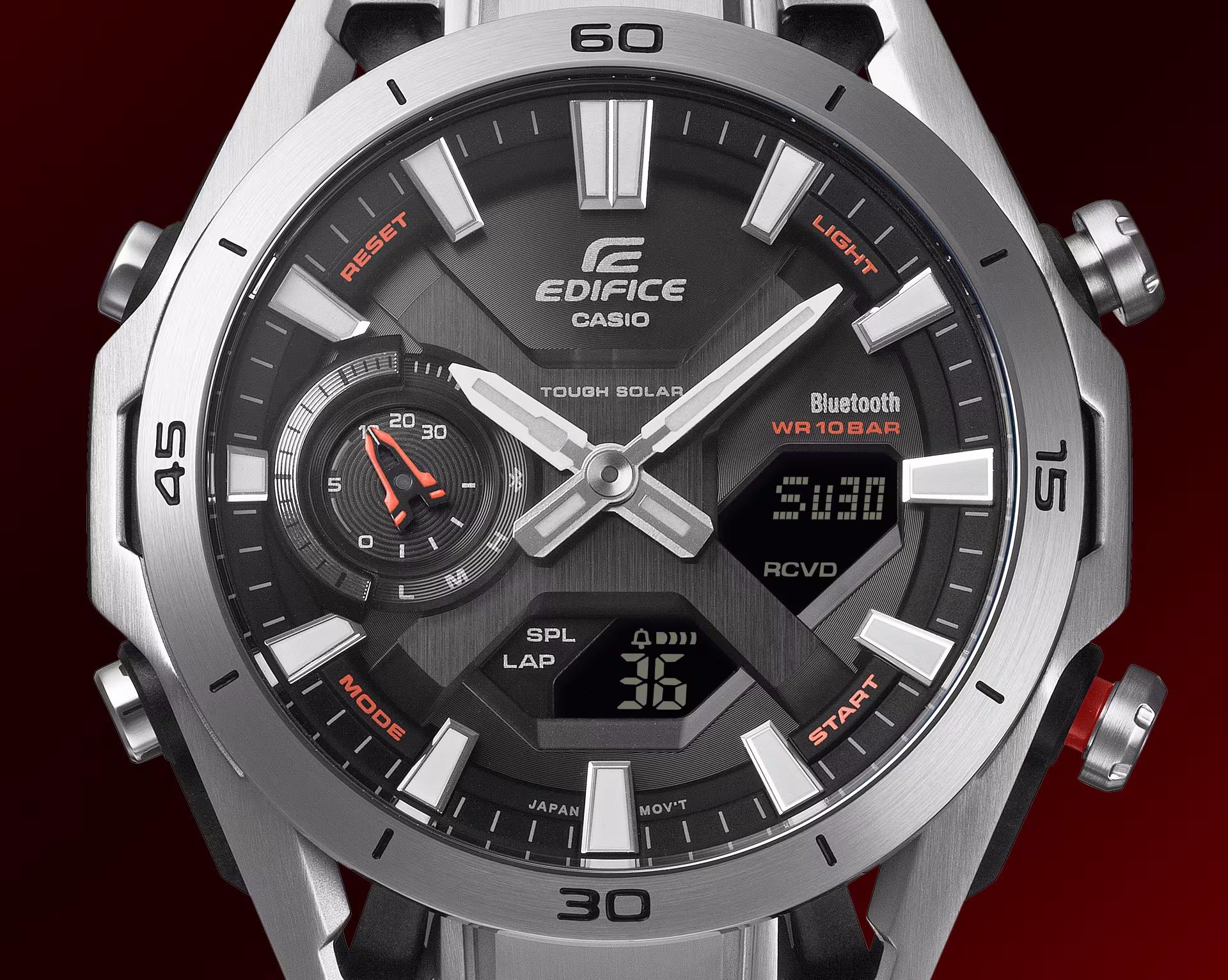 EDIFICE ECB-2300DC-1AEF EDIFICE Premium EDIFICE SOSPENSIONE zegarek męski sportowy mineralne
