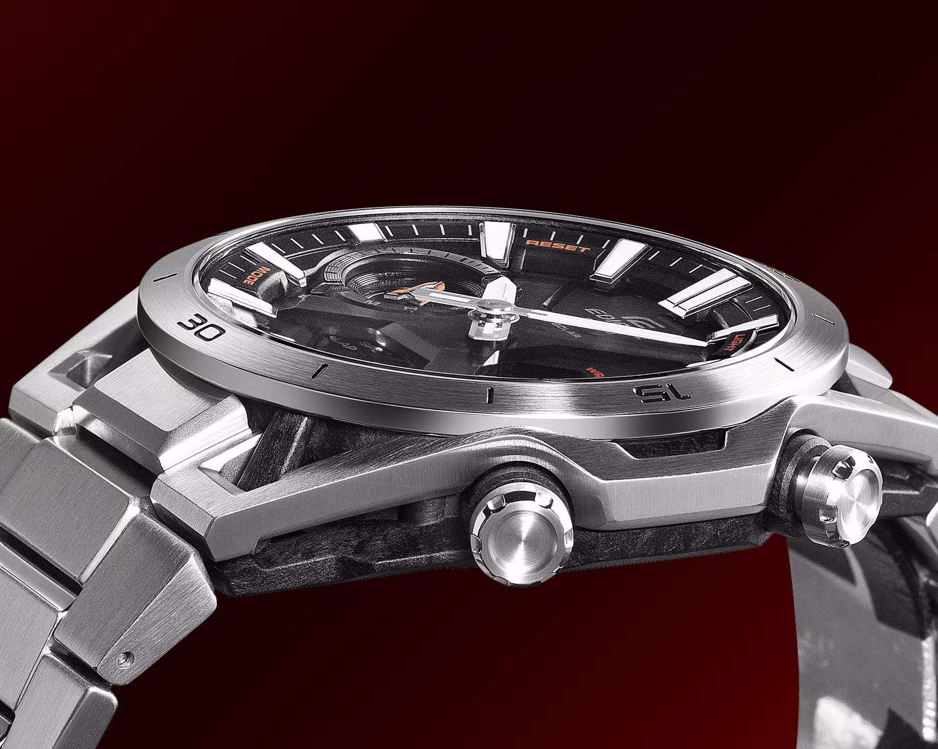 EDIFICE ECB-2300DC-1AEF EDIFICE SOSPENSIONE EDIFICE Premium sportowy zegarek czarny