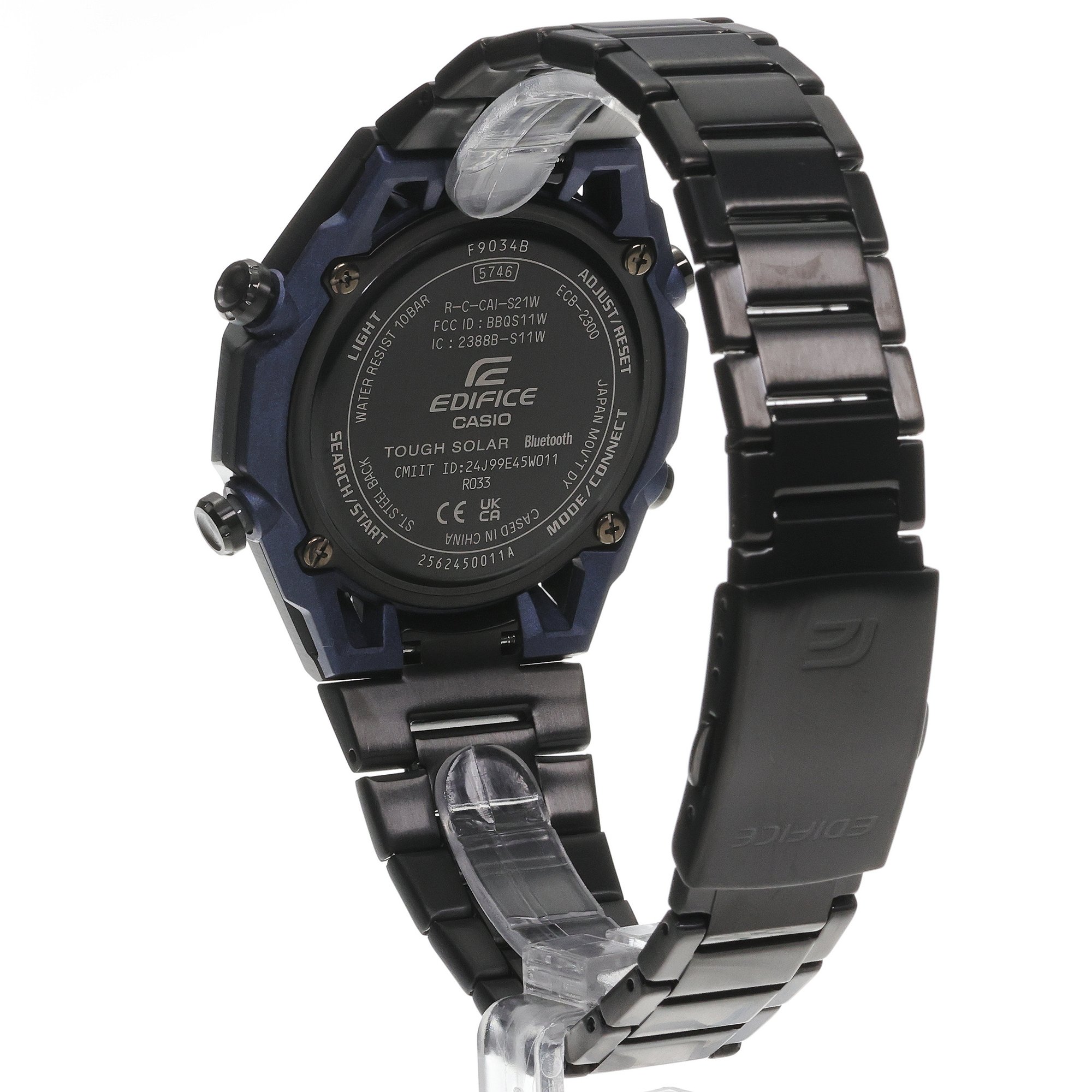 EDIFICE ECB-2300DC-1AEF zegarek męski EDIFICE Premium czarny