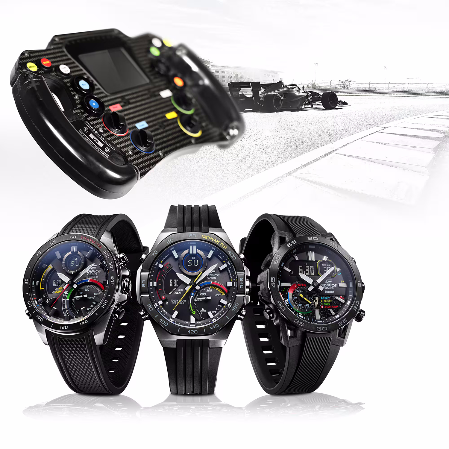 EDIFICE ECB-40MP-1AEF zegarek męski EDIFICE Premium - miniatura 4