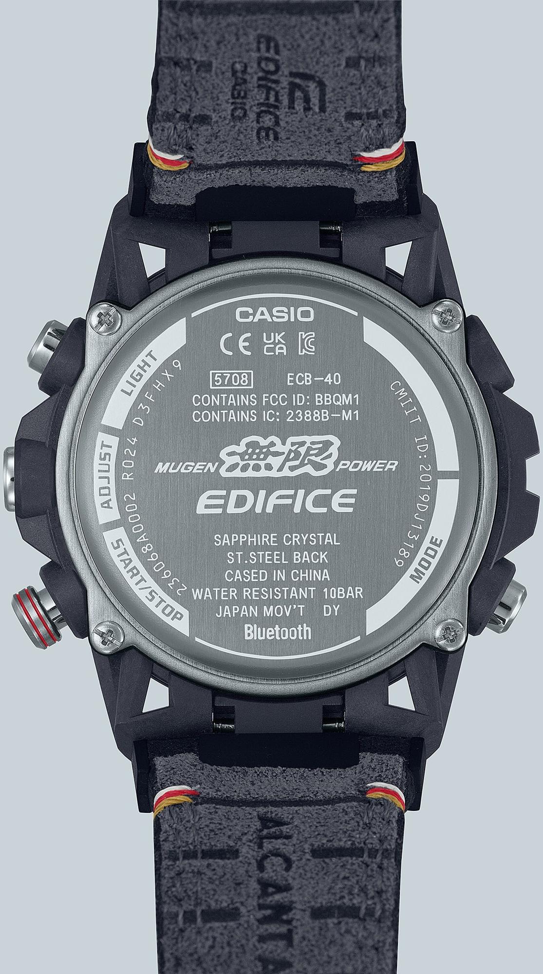 EDIFICE ECB-40MU-1AEF męski zegarek EDIFICE Premium pasek - miniatura 5