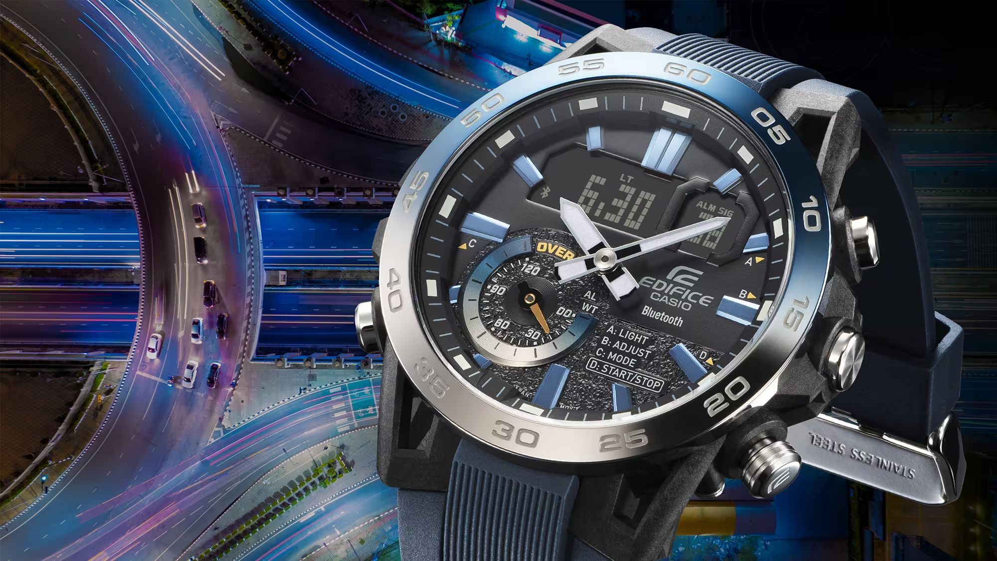 EDIFICE ECB-40NP-1AEF zegarek sportowy EDIFICE Premium - miniatura 4