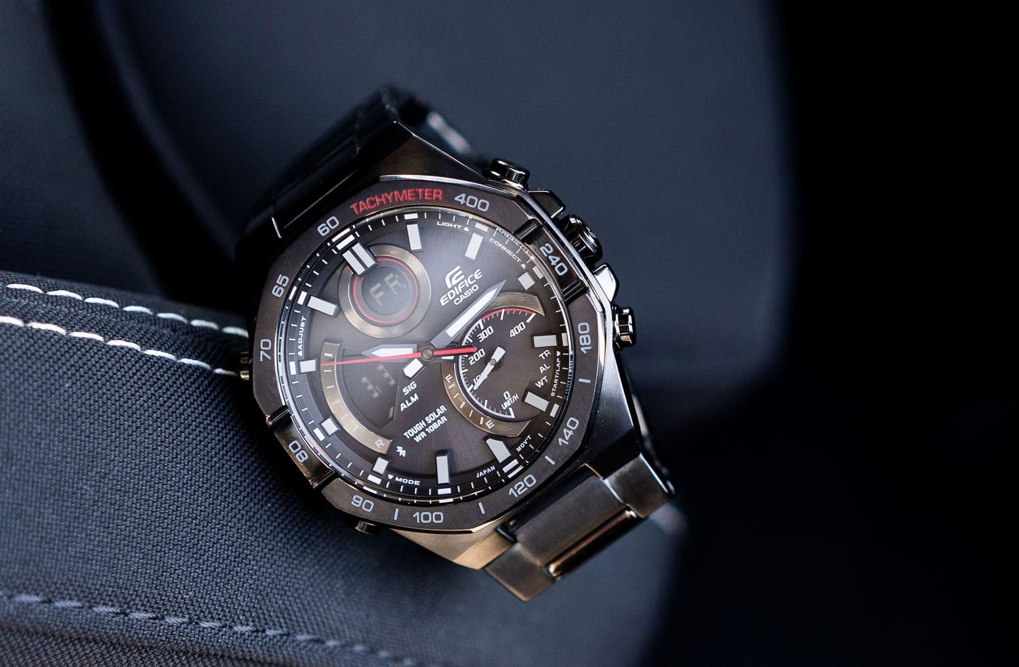EDIFICE ECB-950DC-1AEF zegarek męski EDIFICE Momentum - miniatura 2