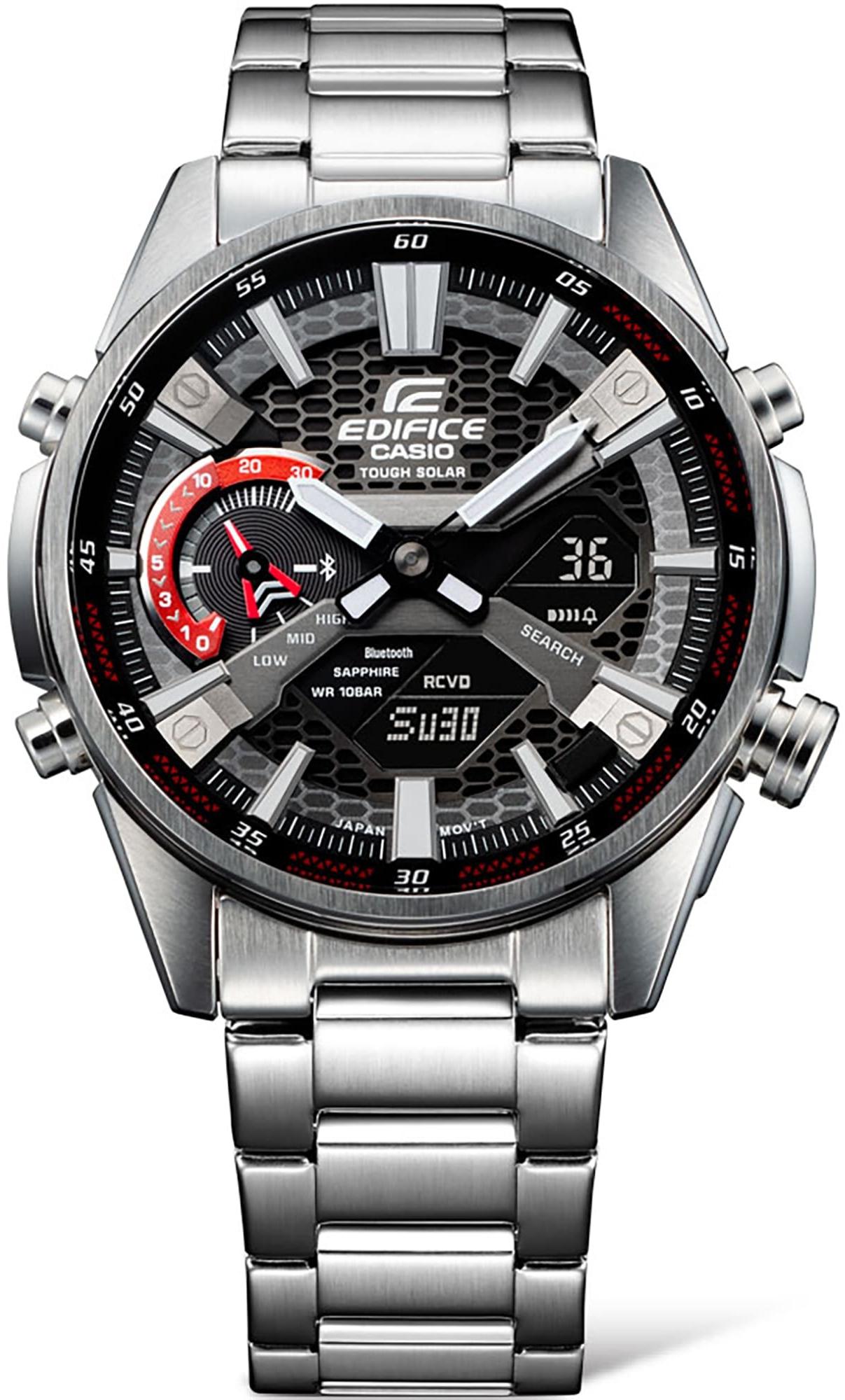 EDIFICE ECB-S100D-1AEF EDIFICE Premium zegarek męski sportowy szafirowe - miniatura 9