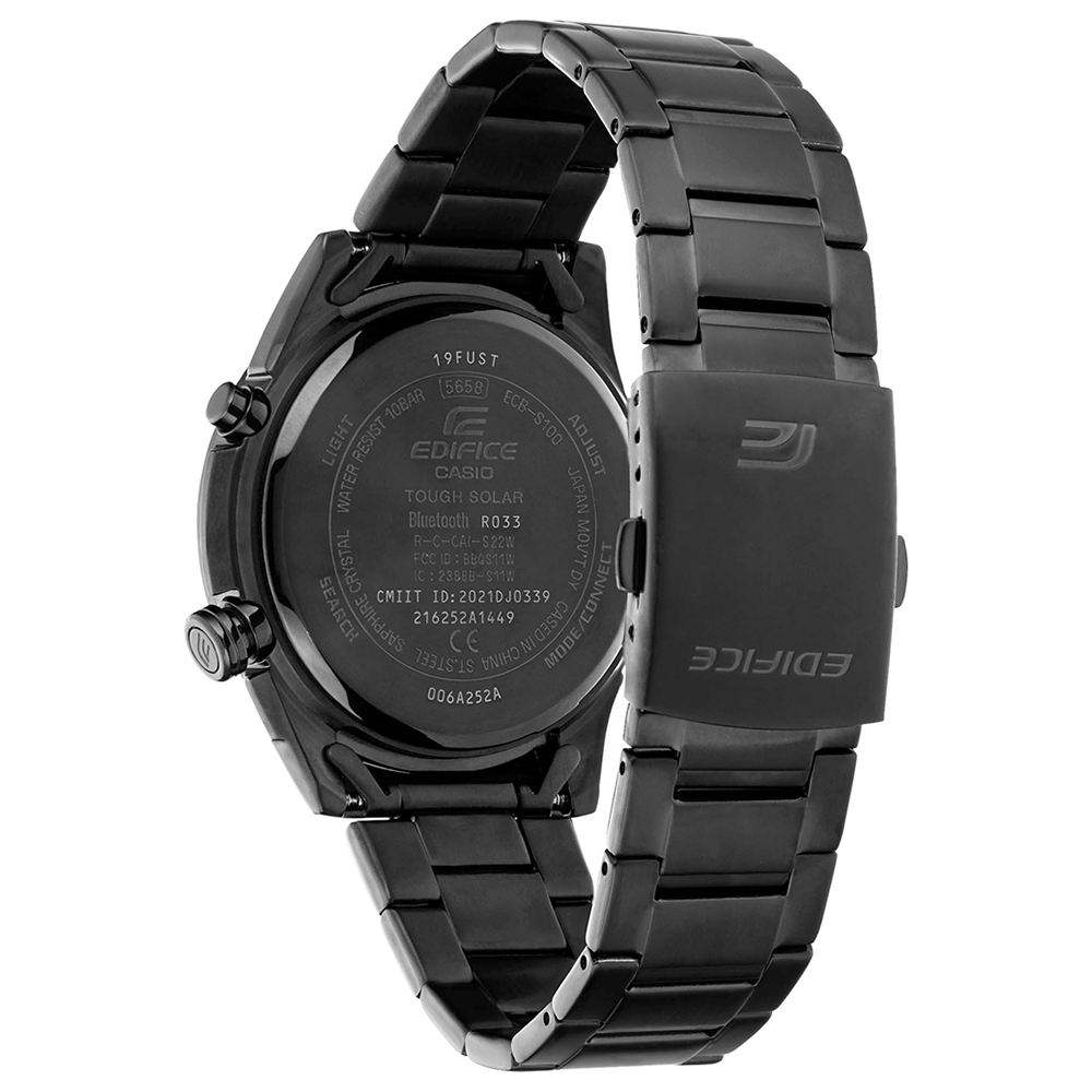 EDIFICE ECB-S100HG-1AEF EDIFICE Premium sportowy zegarek czarny - miniatura 5