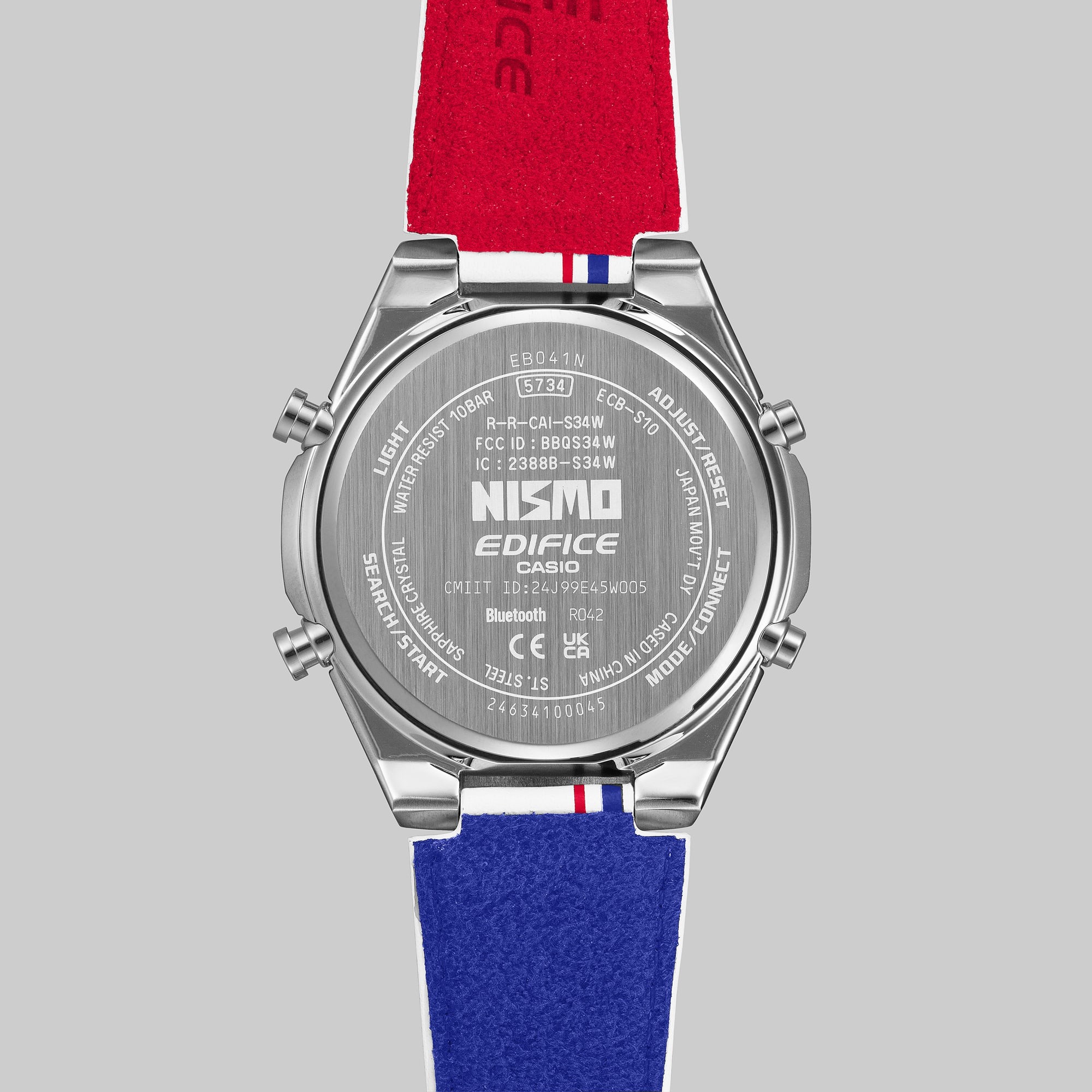 EDIFICE ECB-S10NIS-7AER zegarek męski sportowy Edifice pasek