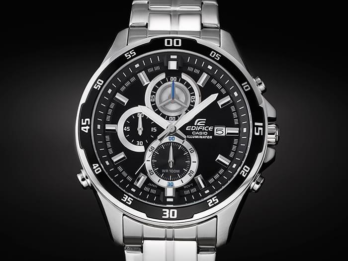 EDIFICE EFR-547D-1AVUEF zegarek srebrny klasyczny EDIFICE Momentum bransoleta - miniatura 6