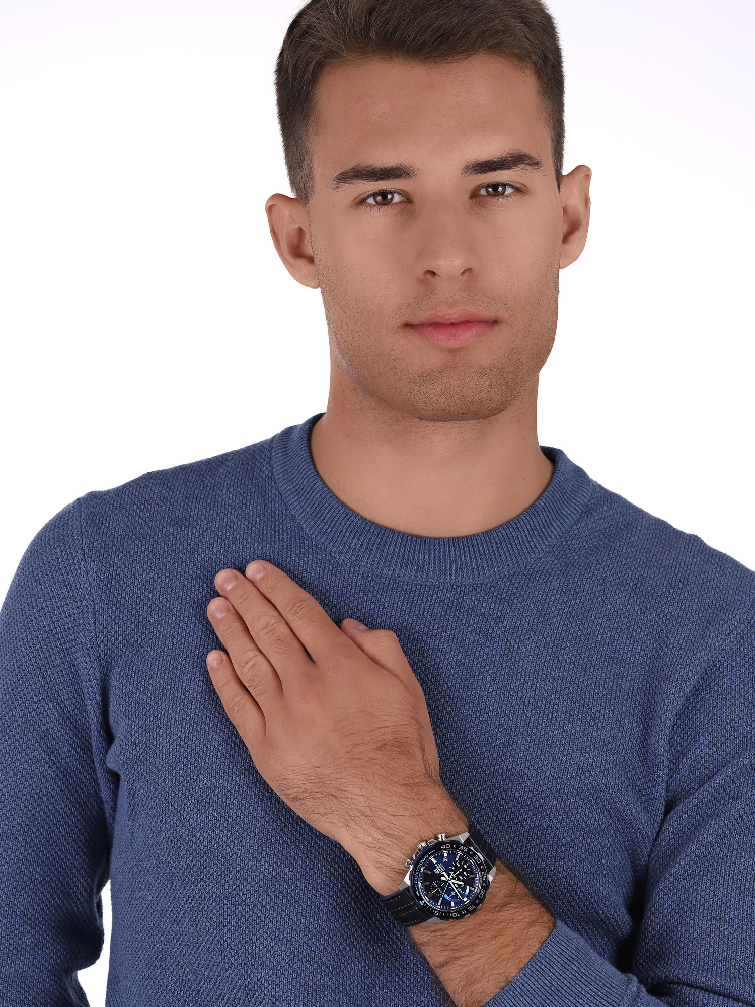 EDIFICE EFR-566BL-2AVUEF zegarek męski EDIFICE Premium
