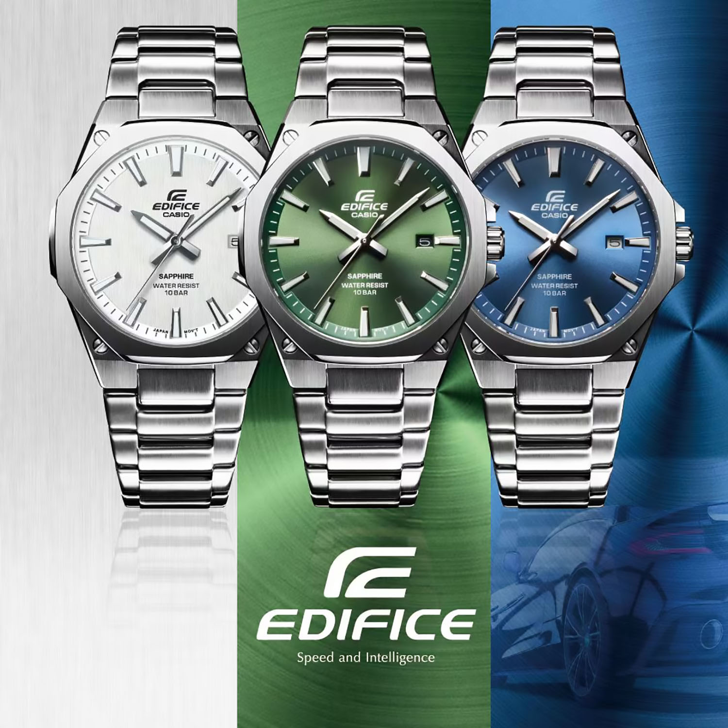 EDIFICE EFR-S108DJ-2AUEF zegarek męski Edifice srebrny - miniatura 12
