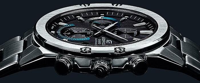 EDIFICE EFR-S567D-1AVUEF zegarek srebrny sportowy EDIFICE Momentum bransoleta - miniatura 5