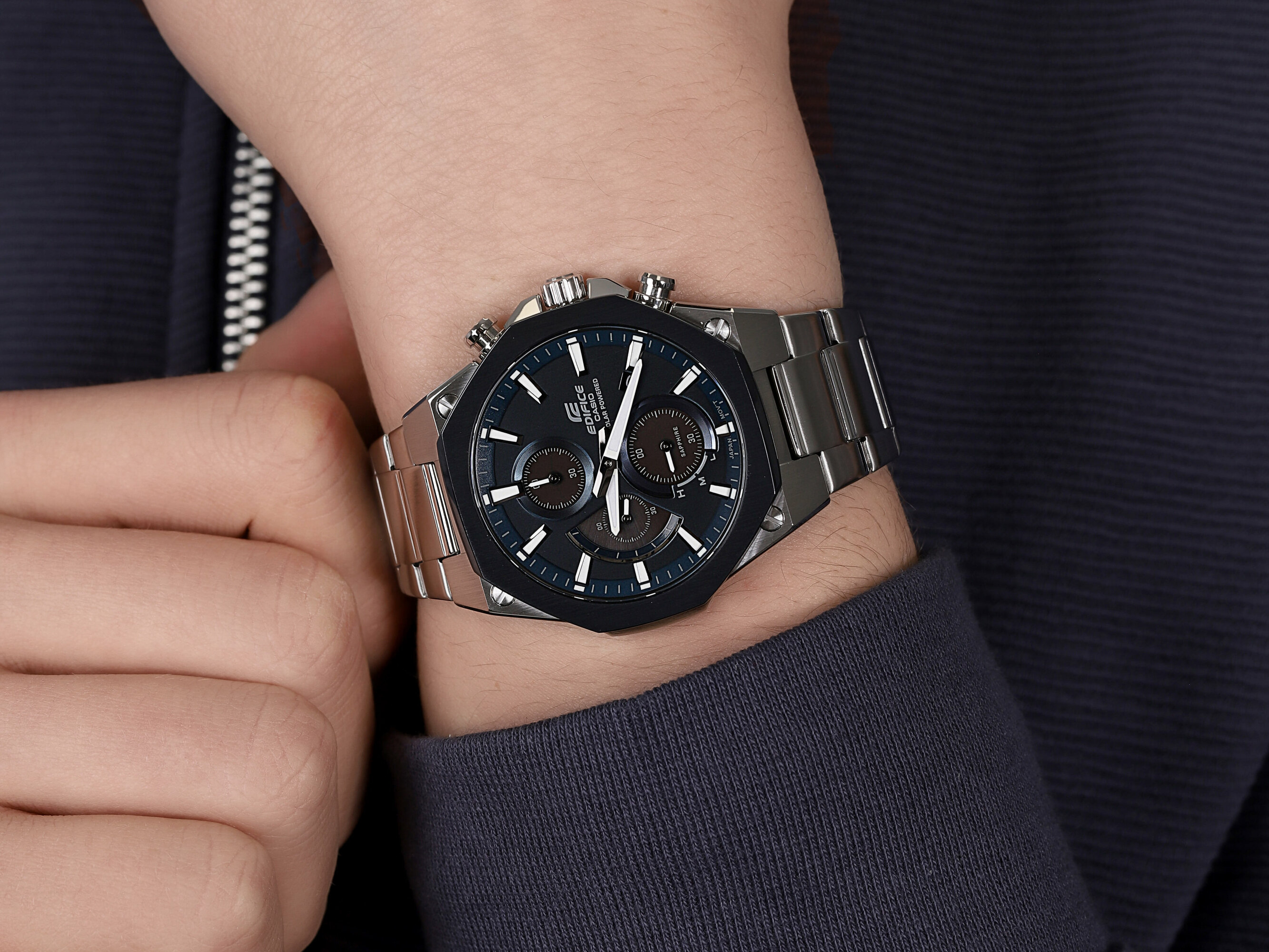 EDIFICE EFS-S570DB-2AUEF zegarek męski EDIFICE Premium - miniatura 4