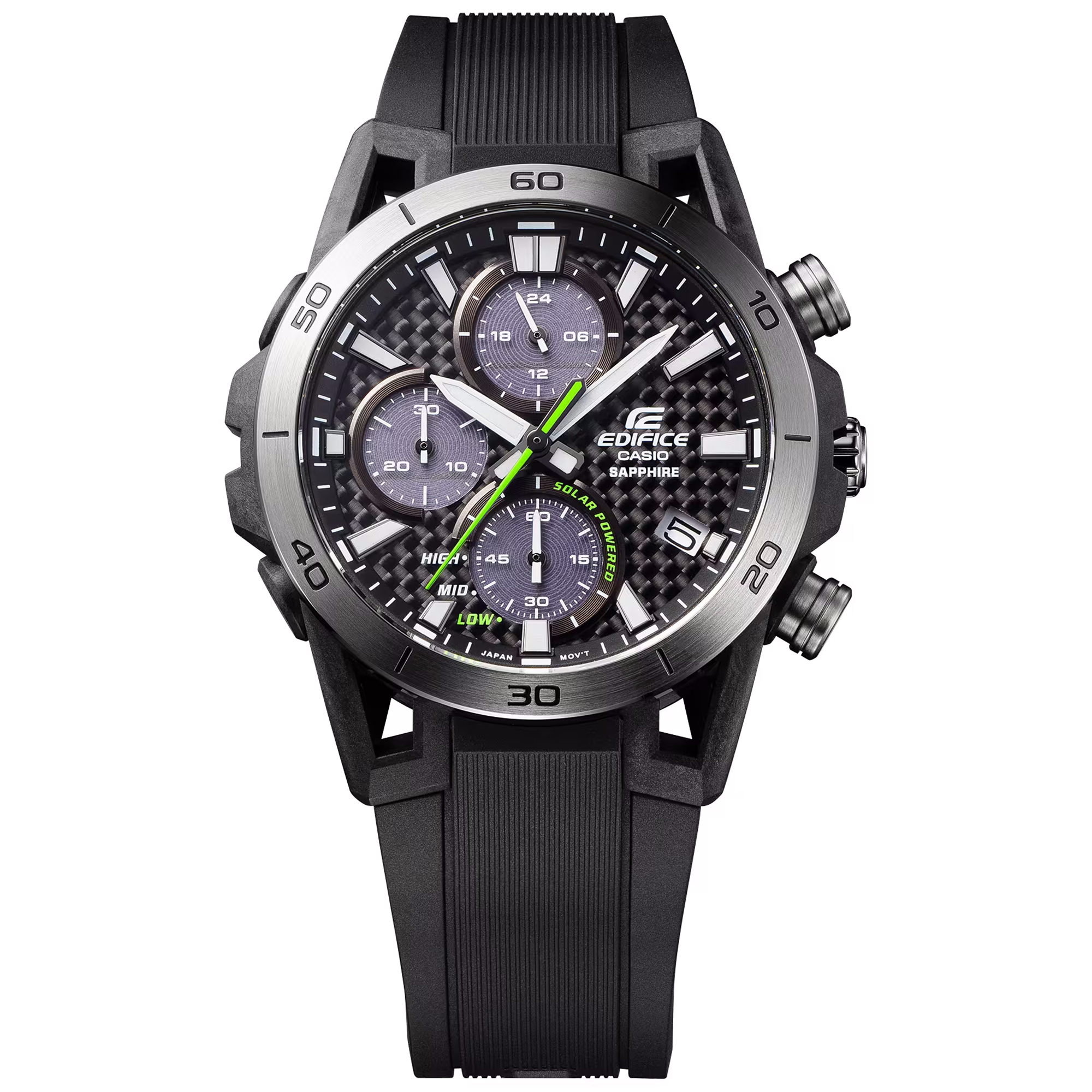 EDIFICE EFS-S640PB-1AEF zegarek czarny sportowy EDIFICE Premium bransoleta - miniatura 2