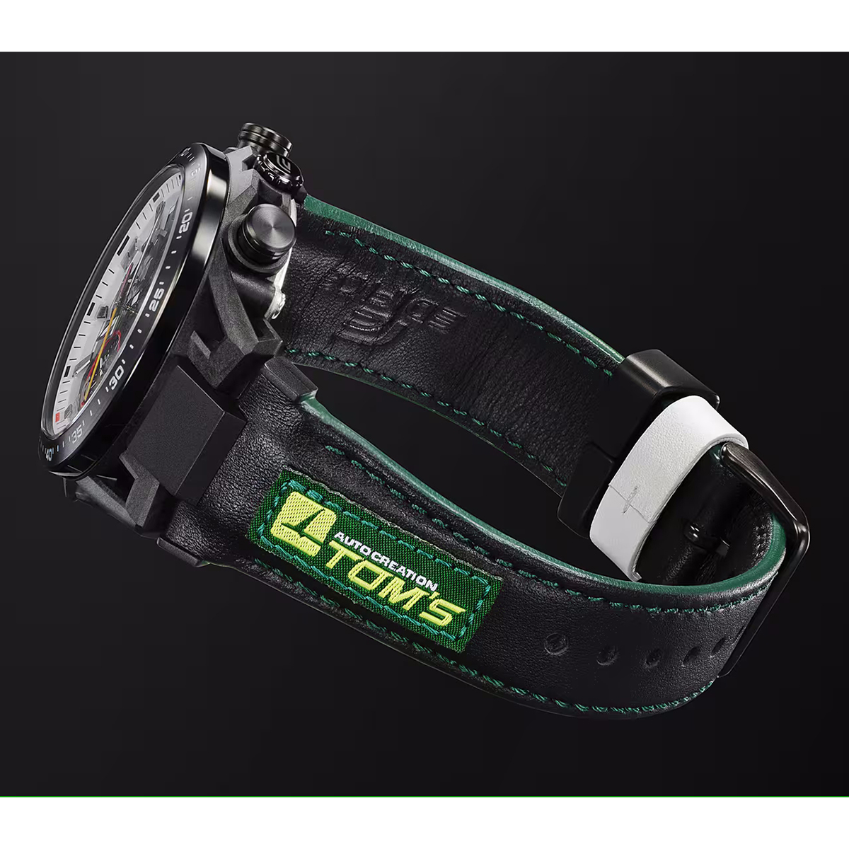 EDIFICE EFS-S641TMS-1AER zegarek czarny sportowy EDIFICE Premium pasek