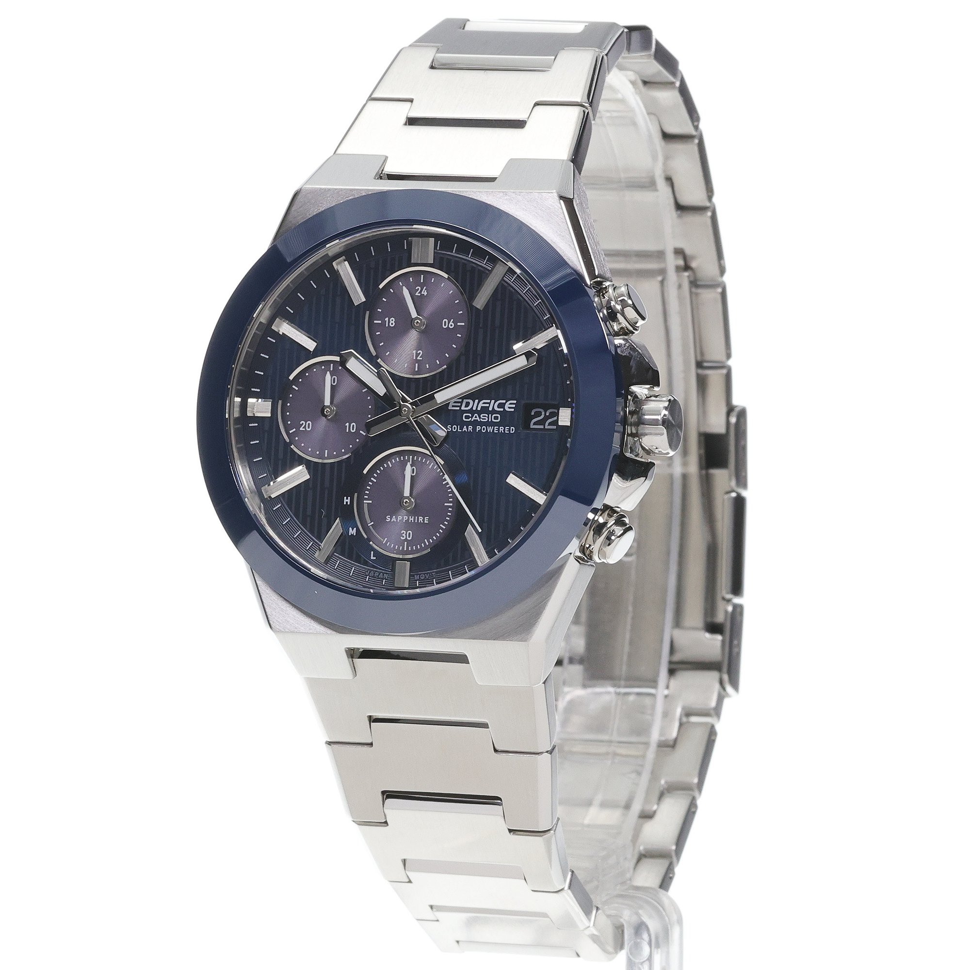 EDIFICE EFS-S650D-2AEF Premium EDIFICE Momentum sportowy zegarek srebrny - miniatura 2
