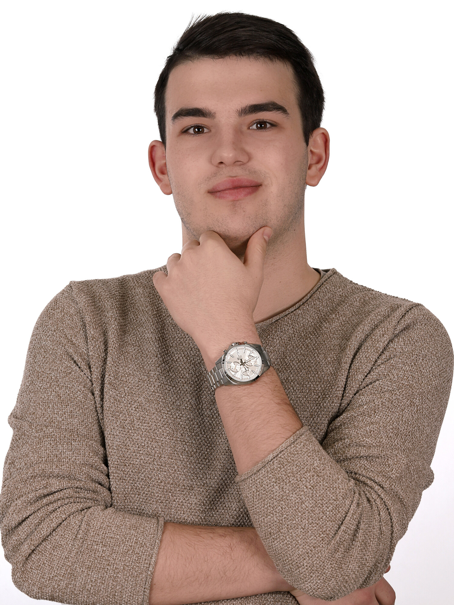 EDIFICE EFV-560D-7AVUEF SIMPLE SPORTY CHRONOGRAPH zegarek sportowy EDIFICE Momentum - miniatura 2