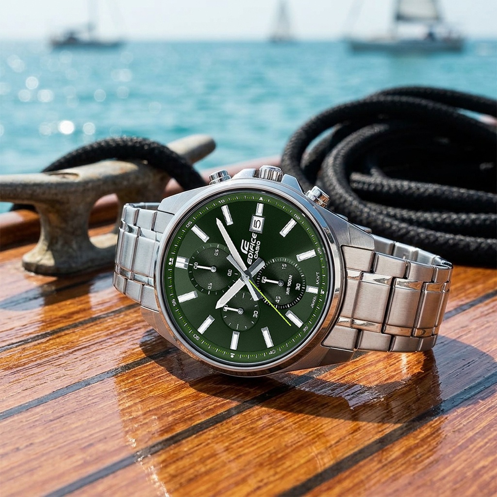 EDIFICE EFV-610D-3CVUEF zegarek klasyczny Edifice - miniatura 4