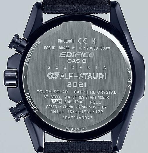 EDIFICE EQB-1000AT-1AER zegarek męski sportowy EDIFICE Premium pasek